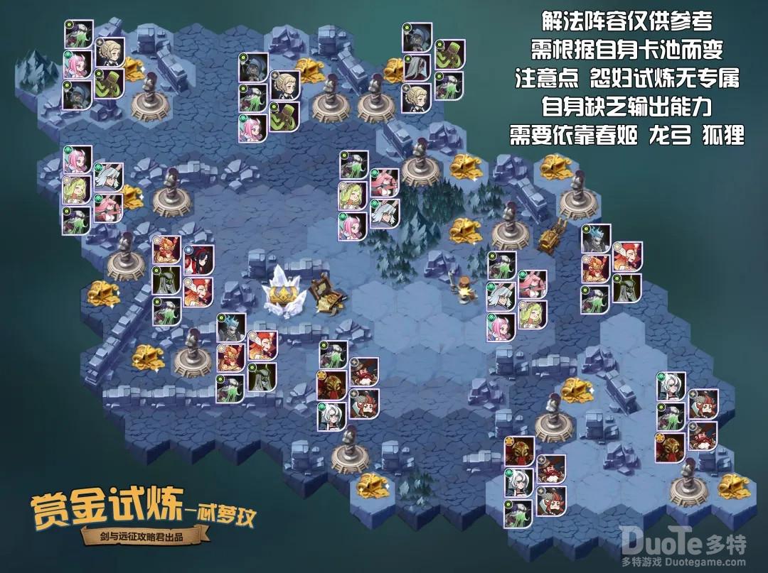 剑与远征赏金试炼忒萝玟图文通关攻略