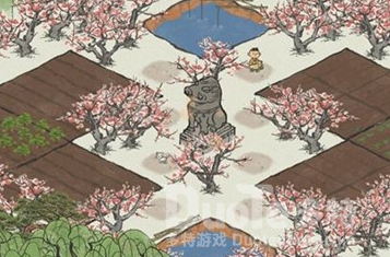 江南百景图去年桃花摆放说明