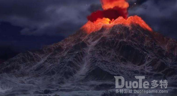 和平精英山谷地图火山位置