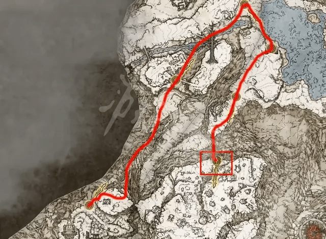 艾尔登法环老头环雪山地图怎么开老头环雪山地图