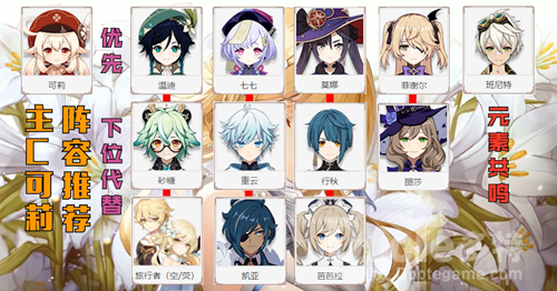 原神可莉主C阵容搭配攻略