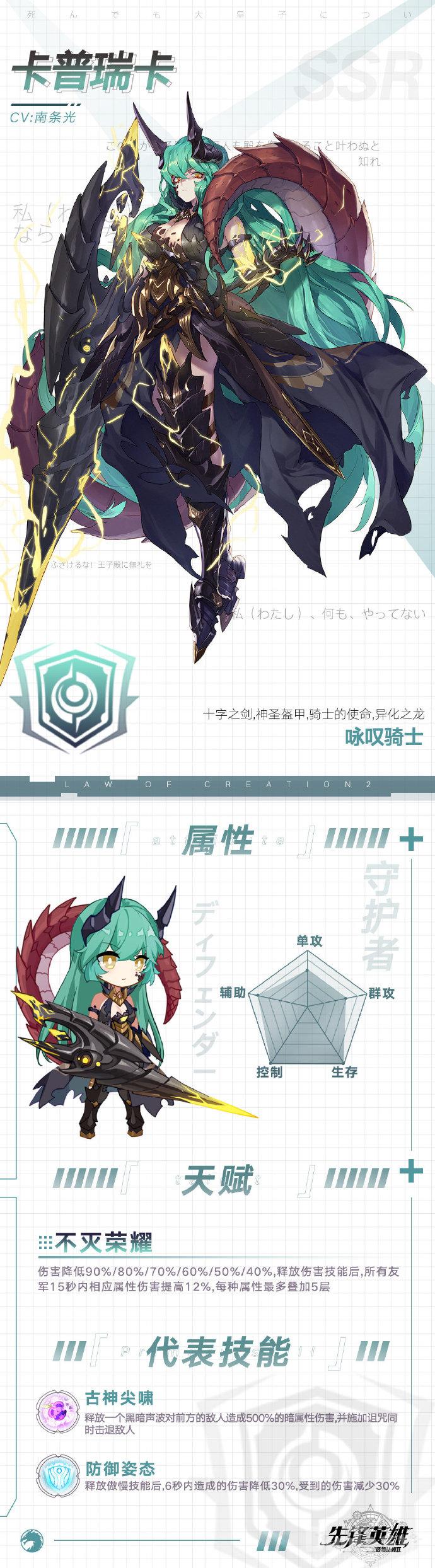 造物法则2新角色卡普瑞卡介绍