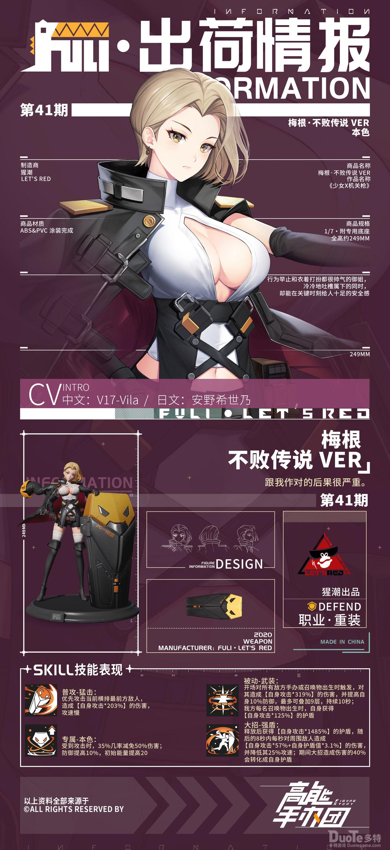 高能手办团新角色梅根介绍