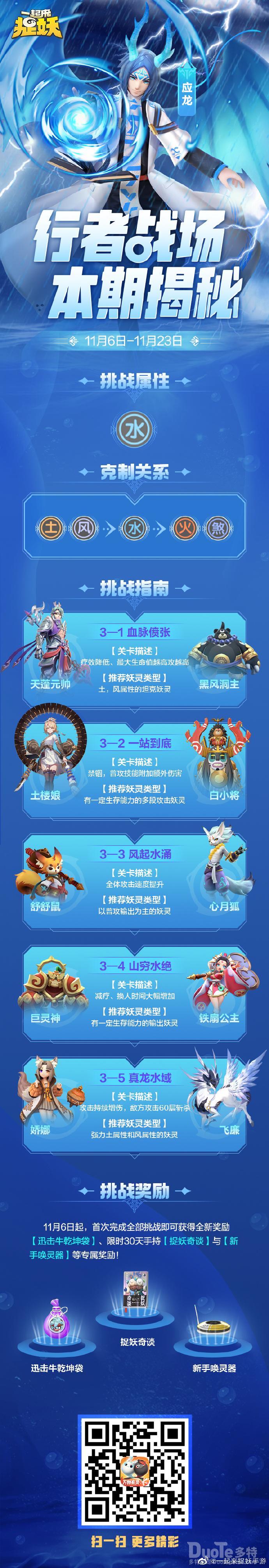 一起来捉妖行者战场挑战攻略介绍