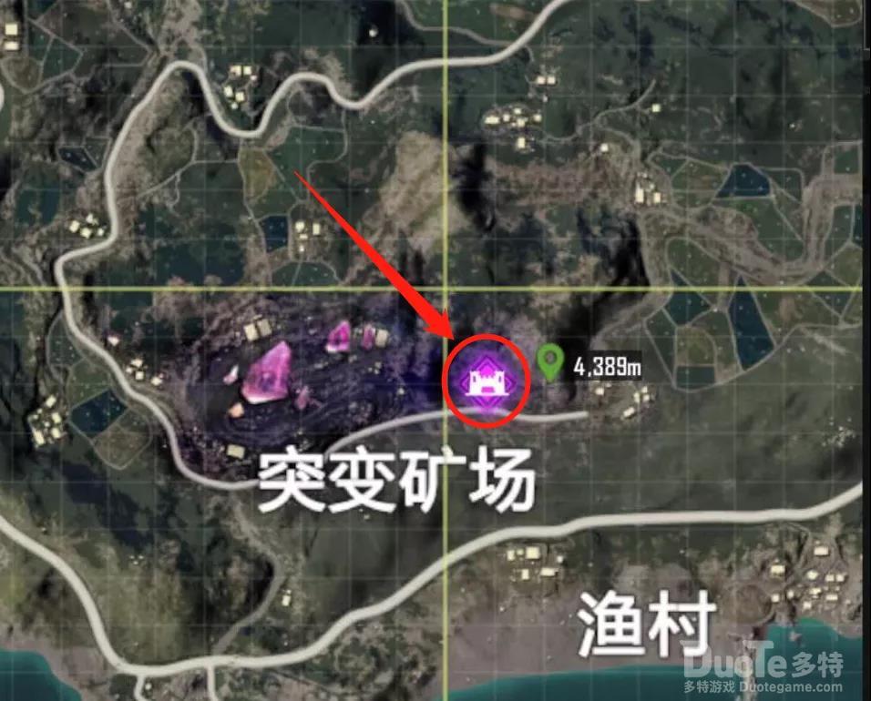 和平精英矩阵基地的方位介绍