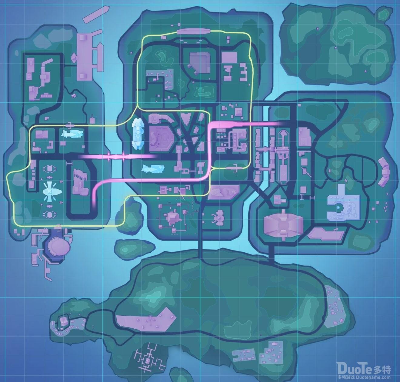 机动都市阿尔法地图布局一览