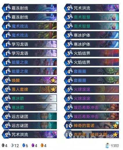 炉石传说愚人法术法卡组搭配介绍