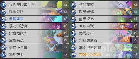 炉石传说暗月马戏团快攻卡组介绍