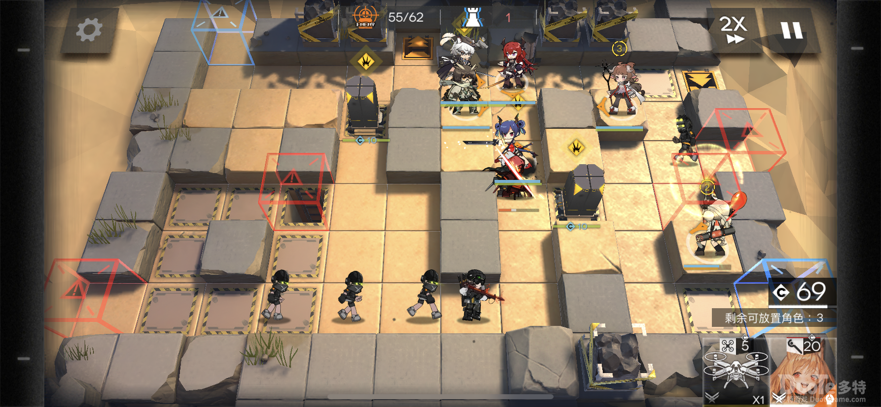 明日方舟铅封行动黄铁峡谷s级打法介绍