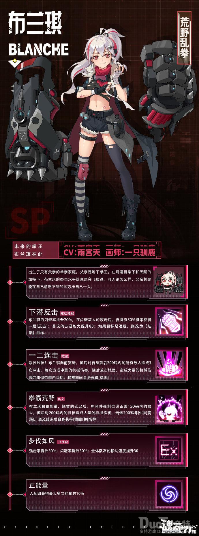 魂器学院新角色sp布兰琪介绍