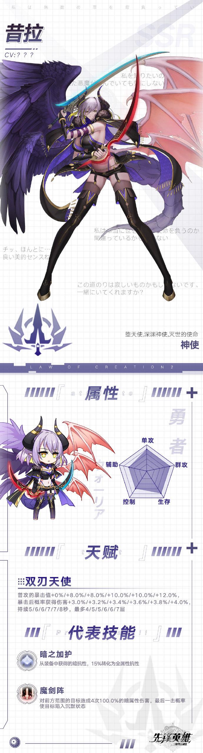 造物法则2新角色昔拉介绍