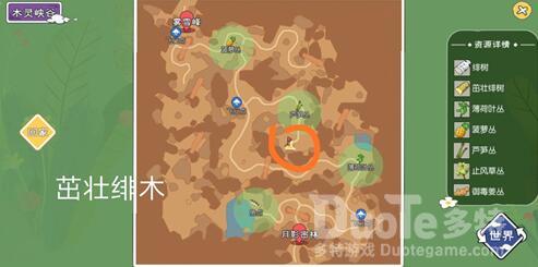 小森生活茁壮绯木位置一览