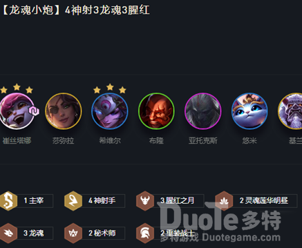 云顶之弈11.6龙魂小炮玩法攻略