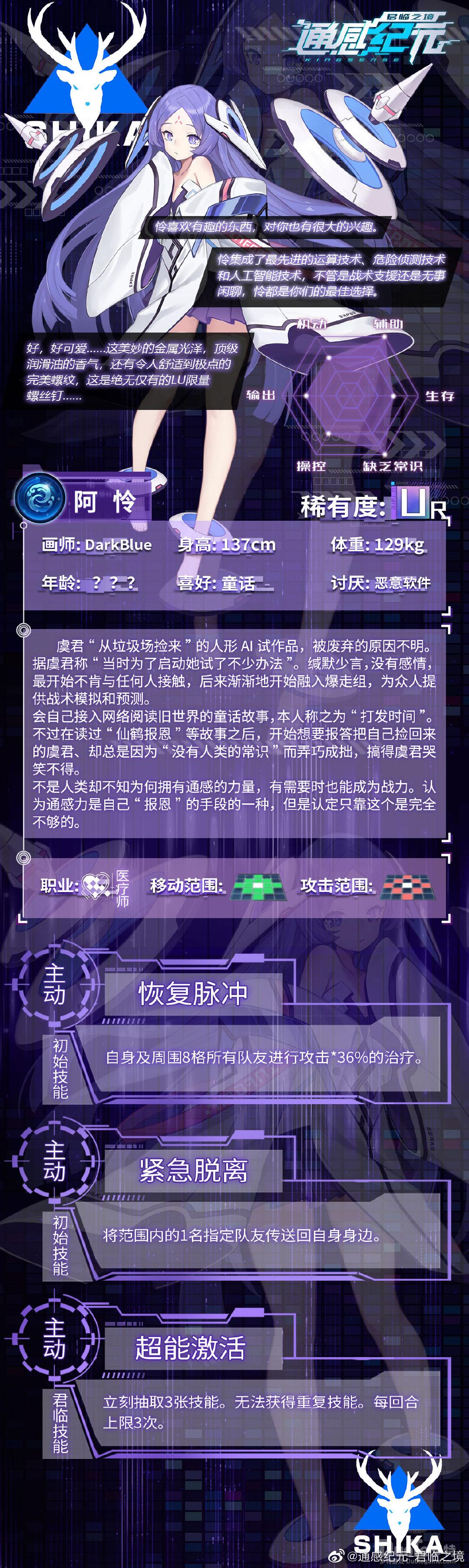 通感纪元新角色阿怜介绍