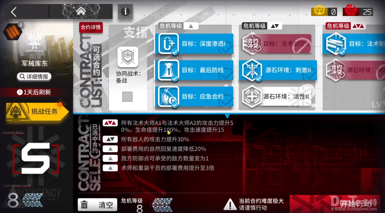 明日方舟光谱行动军械库东S评价打法技巧