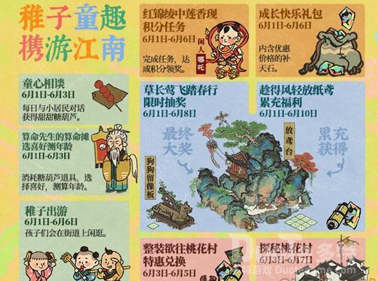 江南百景图稚子出游活动介绍