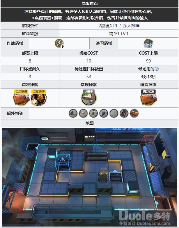 明日方舟pl2混淆焦点突袭通关攻略