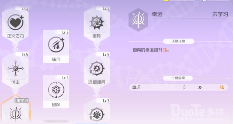 刀剑神域王牌天赋系统介绍