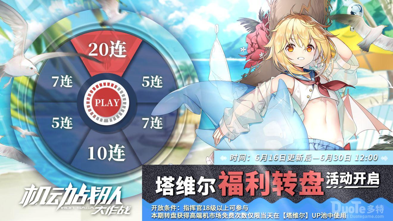 机动战队塔维尔福利转盘活动该怎么玩