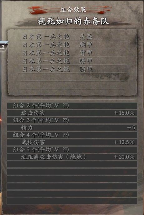 仁王1所有套装效果怎么样 仁王1所有套装效果