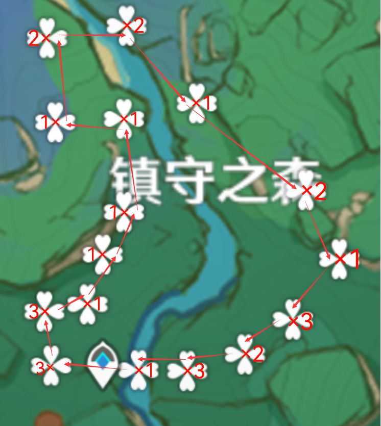 原神22版本稻妻砍树路线分享原神22版本稻妻树木怎么砍