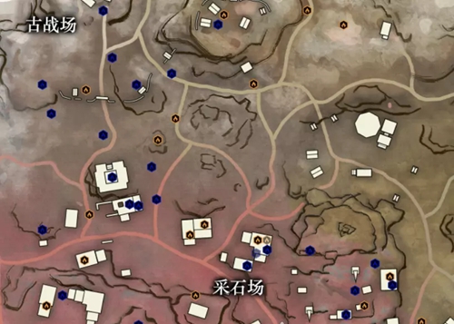 永劫无间火罗国全图金绿堆点位置-永劫无间地图金堆