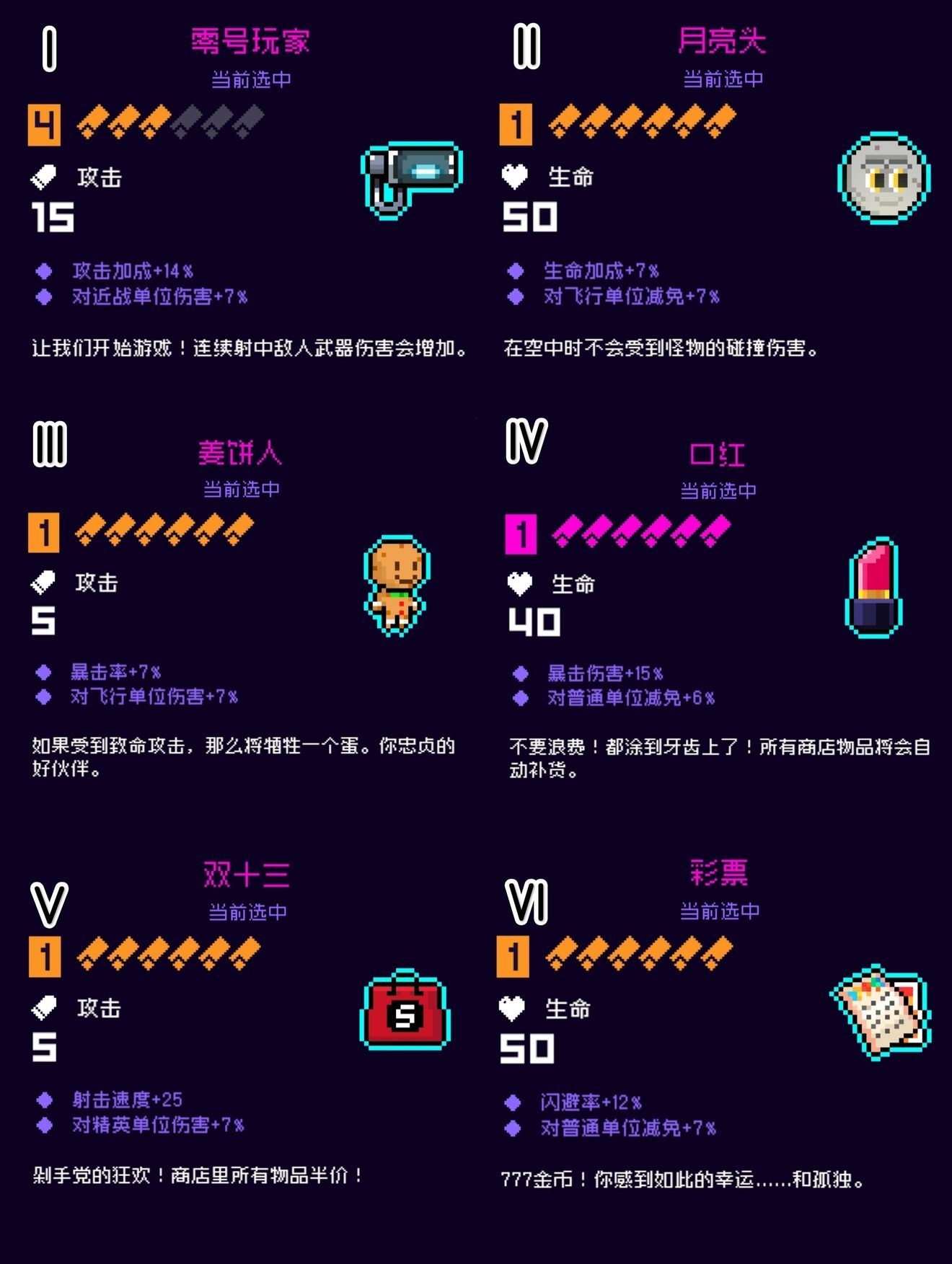 还有:1号位工程兵背包,化学燃料,弹性地雷2号位南瓜头3号位猎手皇后