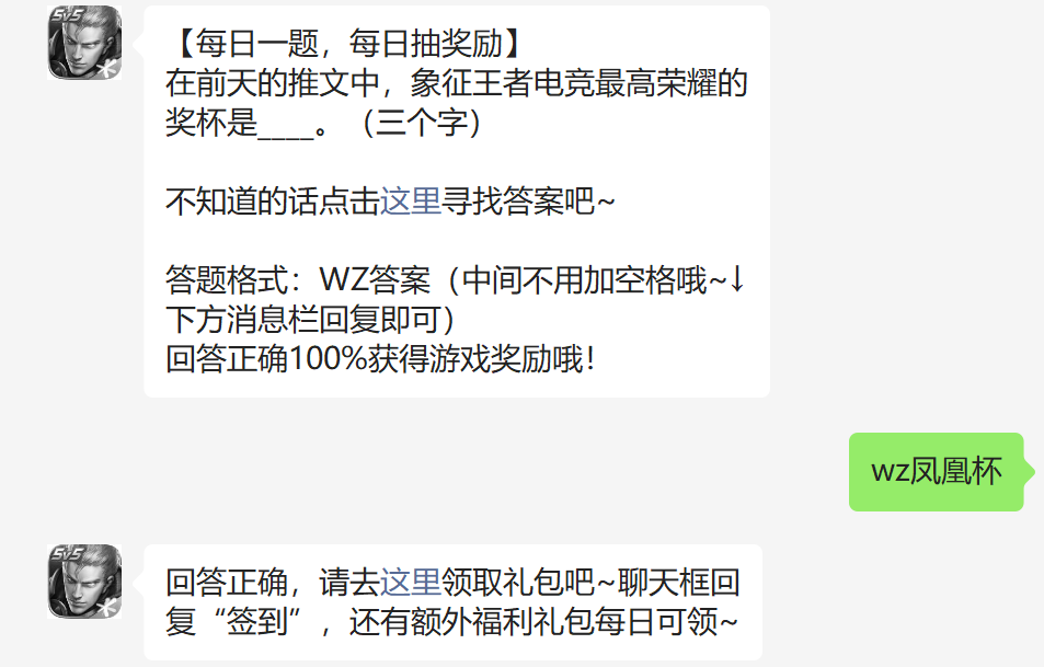 在前天的推文中象征王者电竞最高荣耀的奖杯是什么