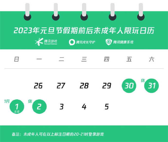 未成年人元旦每日限玩游戏1小时怎么回事 未成年人元旦每日限玩游戏1小时介绍