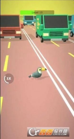 小鸟过马路