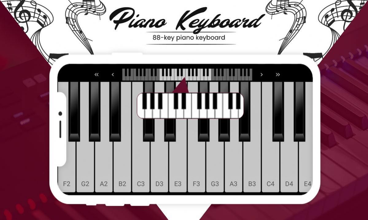 免费的全钢琴键盘