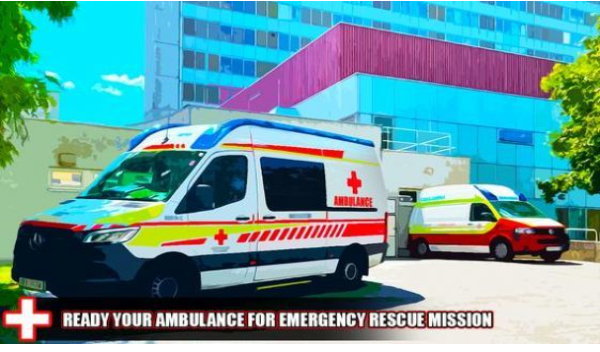 救护车模拟紧急救援
