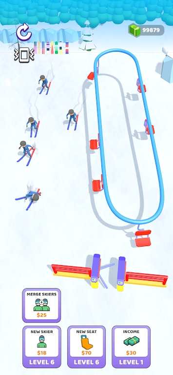 滑雪点击