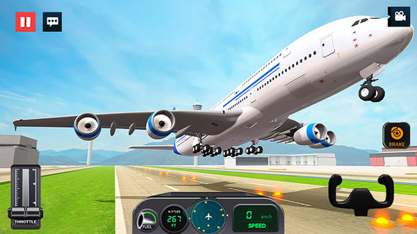 模拟真实飞机飞行
