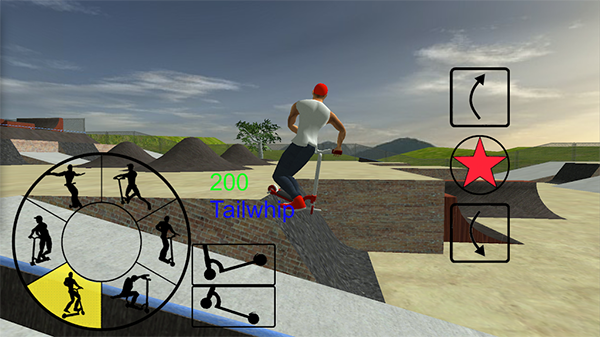 自由式极限滑板3D