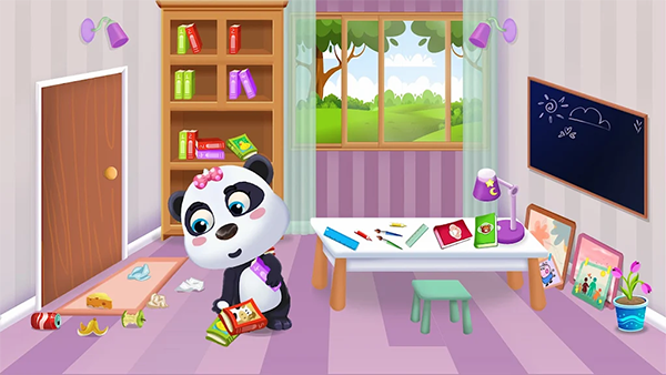 熊猫库特清理生活