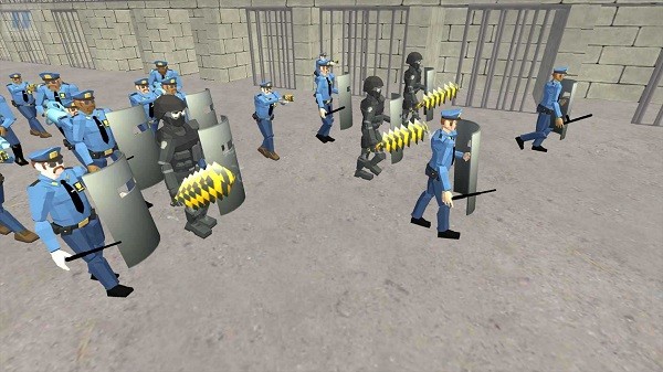 战斗模拟器监狱和警察