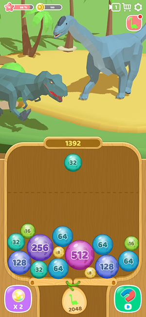 恐龙2048合成