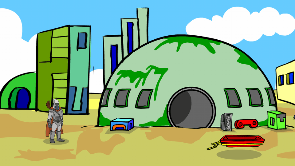 Mandolarian Saw Trap