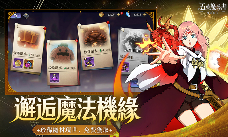 五葉魔導書：魔法騎士