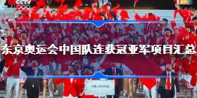 东京奥运会有哪些项目中国队连获冠亚军  中国队连获冠亚军项目汇总