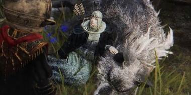 《艾尔登法环》彩蛋 白金之子勒缇娜能驯服野狼骑射