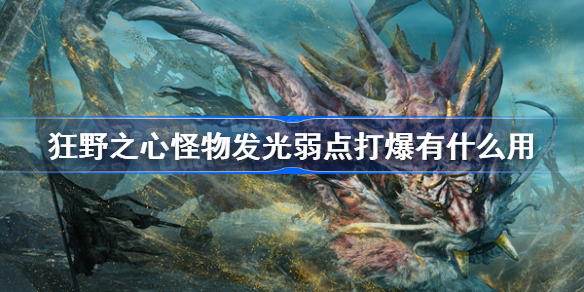 狂野之心怪物发光弱点打爆有什么用 狂野之心怪物发光弱点打爆效果介绍