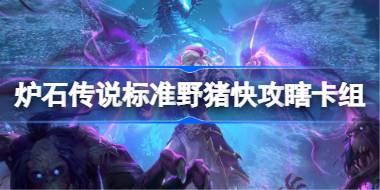 炉石传说标准野猪快攻瞎卡组怎么搭配 炉石传说标准野猪快攻瞎代码分享6月