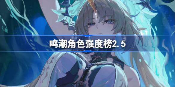 鸣潮角色强度榜2.5 鸣潮角色节奏榜最新2025