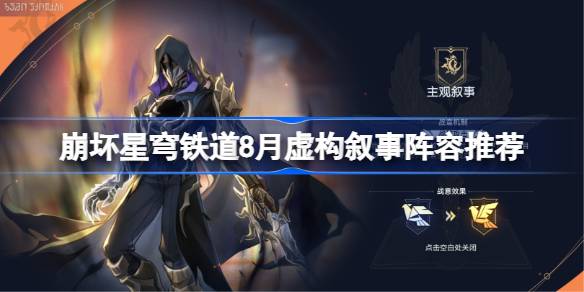 崩坏星穹铁道9月虚构叙事阵容推荐 星穹铁道主观叙事虚构阵容怎么搭配